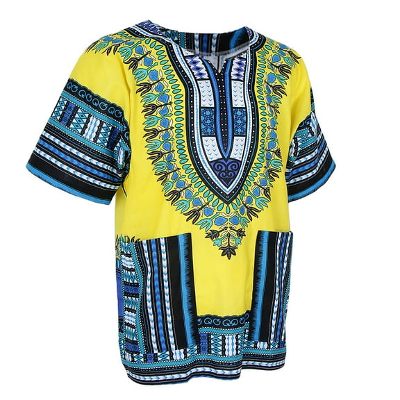 Men's Dashiki Shirt African Blouse Tops 's Fashion
