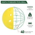 thumbnail image 2 of Uxcell Pickleball Balls Glow in the Dark Pickleball Outdoor Pickleball Balls with Mesh Bag for Indoor Outdoor Yellow, 2 of 8