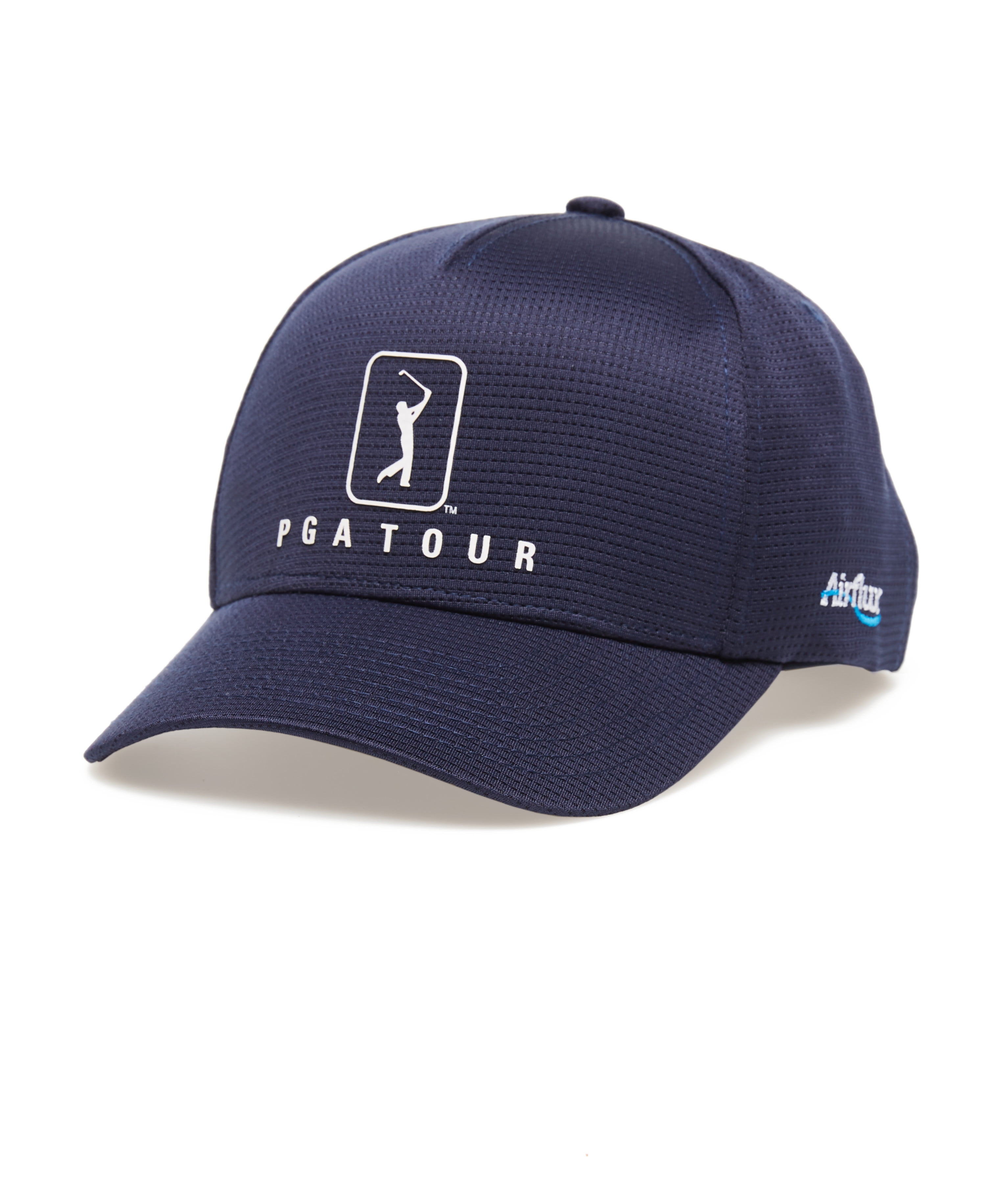 PGA TOUR Airflux Mesh Golf Hat, Navy