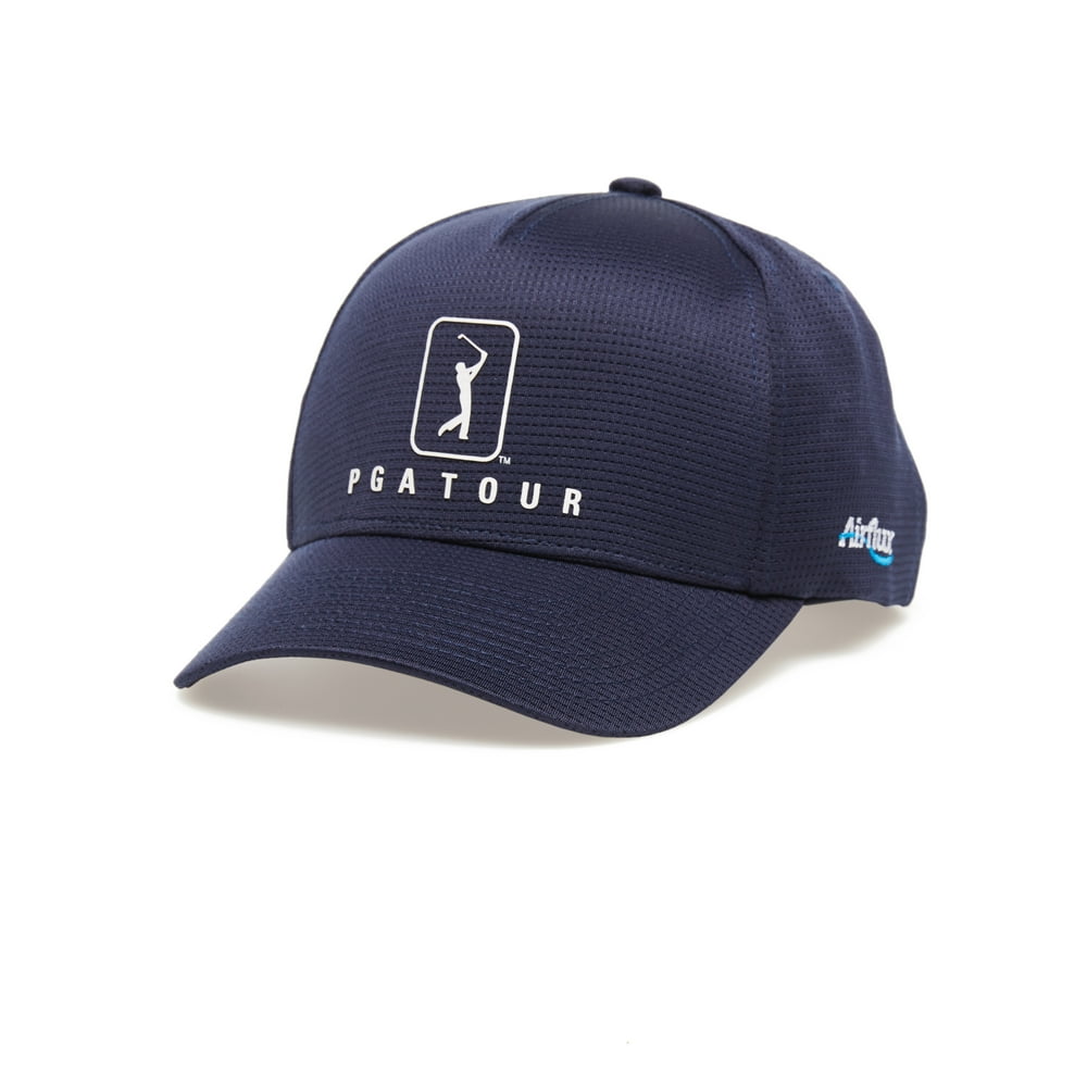 PGA Tour Airflux Mesh Golf Hat, Navy