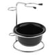 thumbnail image 2 of Soporte de Brocha de Afeitar de Metal de con Taza de Plástico Negro para Afeitarse para , Peluquero, 2 of 7
