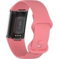 thumbnail image 2 of MYKOMI Compatible avec Fitbit Charge 6 / Fitbit Charge 5 Bandes, Bande de Remplacement en Silicone Doux pour Femmes Hommes, 2 of 9