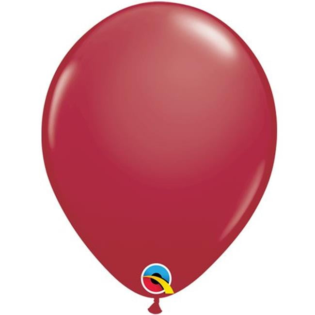 Qualatex 91184 11 in. Latex Balloon, Maroon