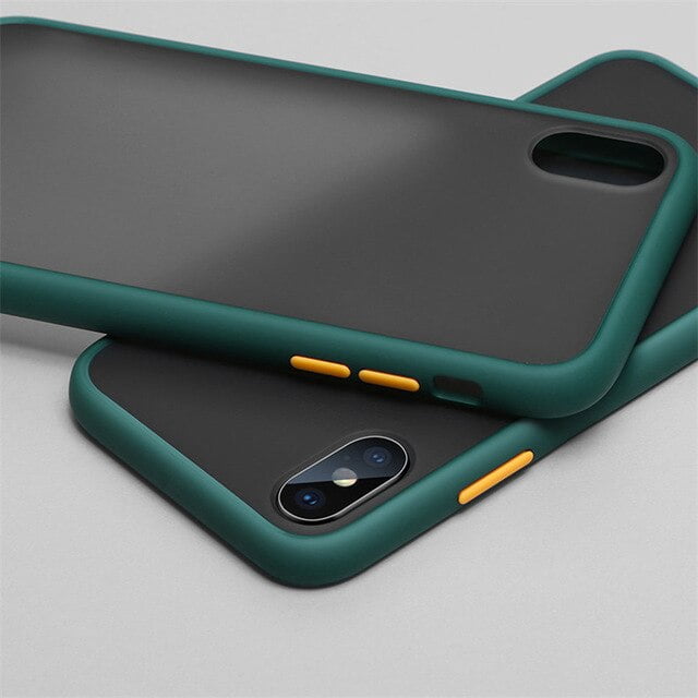 Funda de teléfono mate transparente con Marco, carcasa para Samsung Galaxy S8, S9, S10, S10E, Note 8, 9, 10, A30, A9, 2018, A30S, S20 Plus, NOTE20