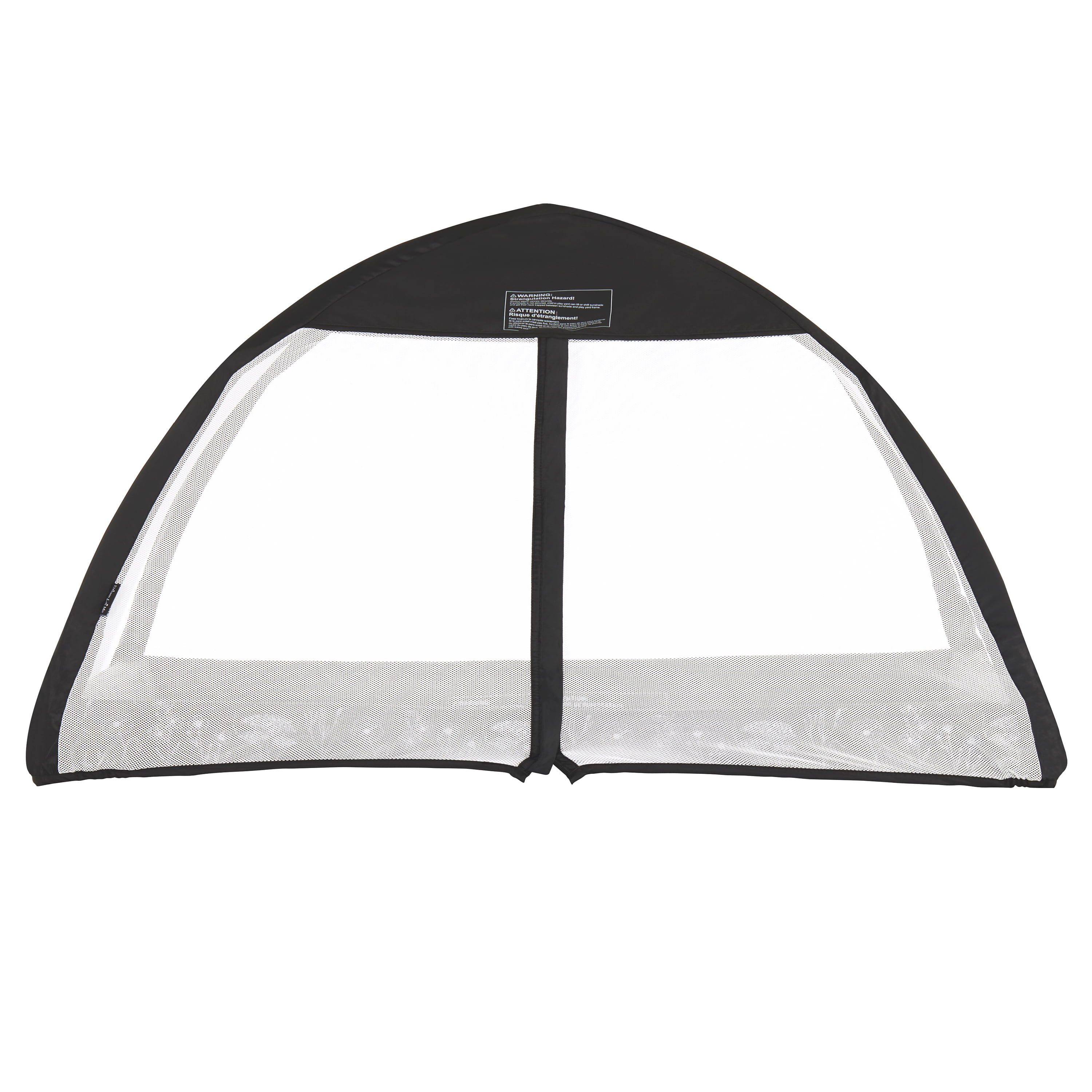 Dream On Me Canopy for Ziggy Playpen, Black and White, Unisex
