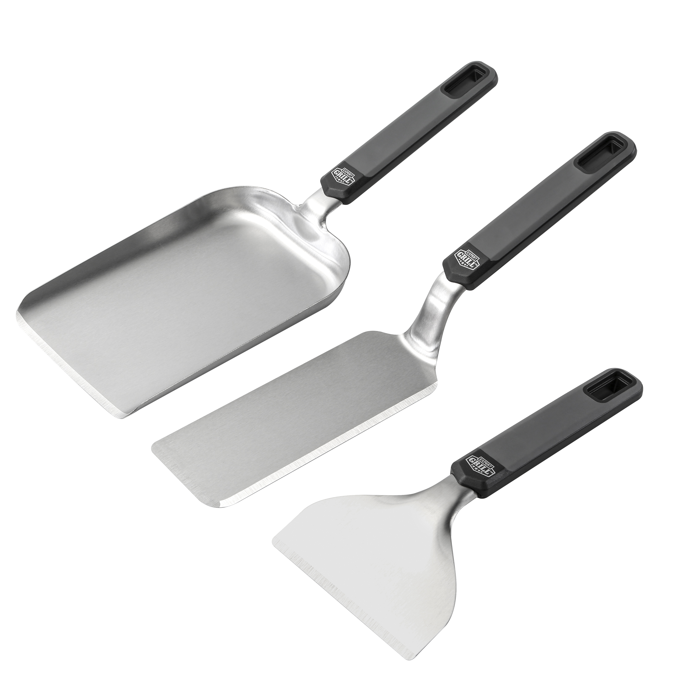 Expert Grill 3-Piece Stainless Steel Griddle Tool Kit