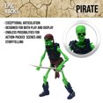 thumbnail image 4 of Boss Fight Studio Epic H.A.C.K.S. Pirate Skeleton Action Figure – Highly Articulated Collectible Figurine with Accessories Including Dagger, Swords, Pet Rat, Alternate Head, and Display Stand – 1:12, 4 of 8