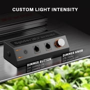Spider Farmer SF2000 200W Full-Spectrum Dimmable LED Grow Light For 4×2’/5×3′ Hydroponics, Smart GGS Compatible