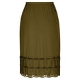 thumbnail image 4 of Miqool Womens Half Slips for Under Dresses Half Slip Lace Trim Half Slips for Under Dresses Knee Length 22-24 inch, 4 of 6