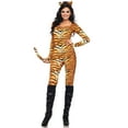 thumbnail image 3 of Leg Avenue Women's Wild Tiger Sexy Catsuit Costume, 3 of 4