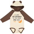 thumbnail image 3 of Inktastic I Love My Momma to the Moon and Back Boys or Girls Long Sleeve Baby Bodysuit, 3 of 5
