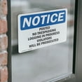 thumbnail image 4 of (2 Pack) Posted No Trespassing Logging In Progress OSHA Notice Sign, 4 of 7