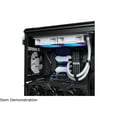 thumbnail image 6 of Phanteks Glacier One 240MPH D-RGB AIO Liquid CPU Cooler, Infinity Mirror Pump Cap Design, 2x Silent 120mm MP PWM Fans, 2x D-RGB Halos Fan Frames, White LGA 1700 Compatible, 6 of 7
