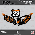 thumbnail image 2 of Kalair GFX Graphics Kit for Kawasaki KX250F (2021-2023) Fh Series, 2 of 5