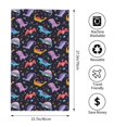 thumbnail image 2 of Pofeuu Cartoon Dinosaur Print Hand Towel 27.5" x 16" Soft Absorbent Towel for Bathroom SPA Gym Hotel, 2 of 6