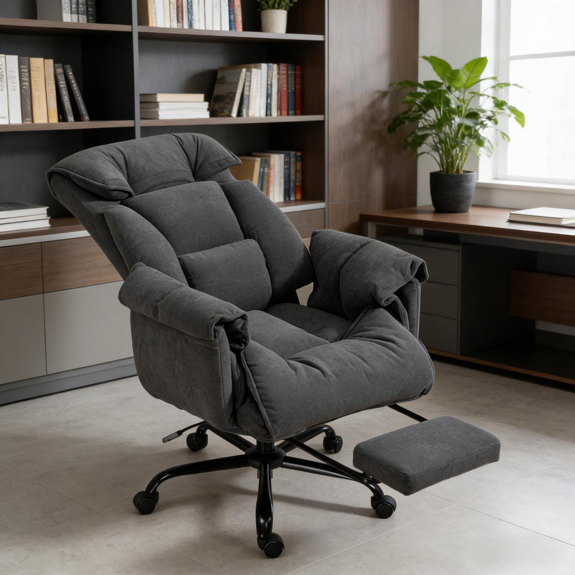 reclining desk chair high back product