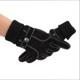 thumbnail image 5 of Guantes de nieve a prueba de viento Mantiene el calor ajustable para B 3D Marrón Zulema Guantes de snowboard, 5 of 5