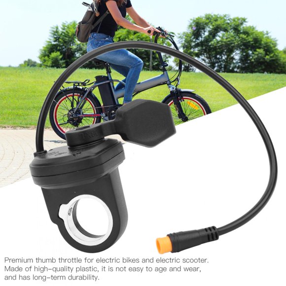 Electric Bicycle Thumb Throttle, Easy to Install 108X/L E-Bike Thumb Throttle, for Cyclists E-Bike Accessory Cycling Electric Bicycles