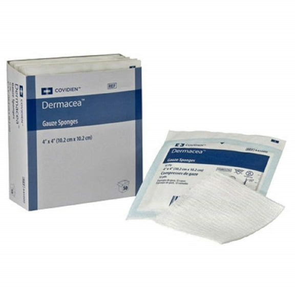 Dermacea Gauze Sponge 441001 Case of 600, White