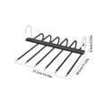 thumbnail image 6 of Pants Hangers Space Saving,Closet Hangers 5 Layers Multi Functional Pants Rack,Metal Heavy Duty Wardrobe Organizer Racks for Clothes Trousers Scarves Ties, 6 of 6