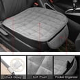 thumbnail image 3 of Car Front Rear Seat Cover Breathable Plush Pad Mat Vehicle Chair Cushion Set Universal, 3 of 9