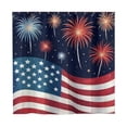 thumbnail image 2 of Fmbmuo Patriotic Shower Curtain 72x72 Inch Waterproof Heavy-Duty Polyester Bathroom Curtain with 12 Hooks Home Decor,Multicolor, 2 of 5