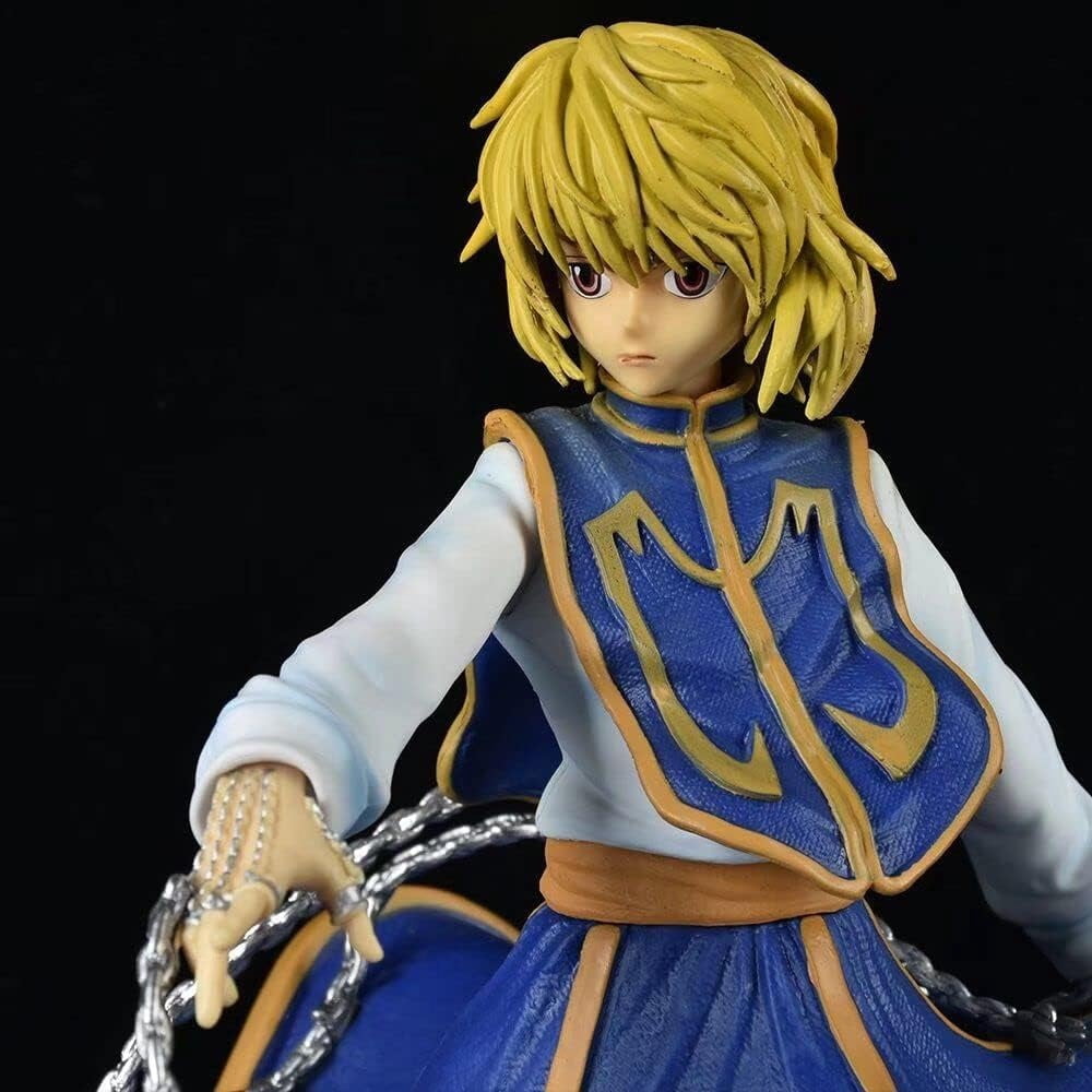 Kurapika Figure, Fighting Kurapika Anime Figures 33cm/12.9inch Handmade PVC Cartoon Manga Game Character Model Decoration Craft Gift