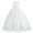 White, variant on IDOPIP Flower Girl Lace Tulle Dress for Kids Wedding Bridesmaid Birthday Party Formal Princess Gown