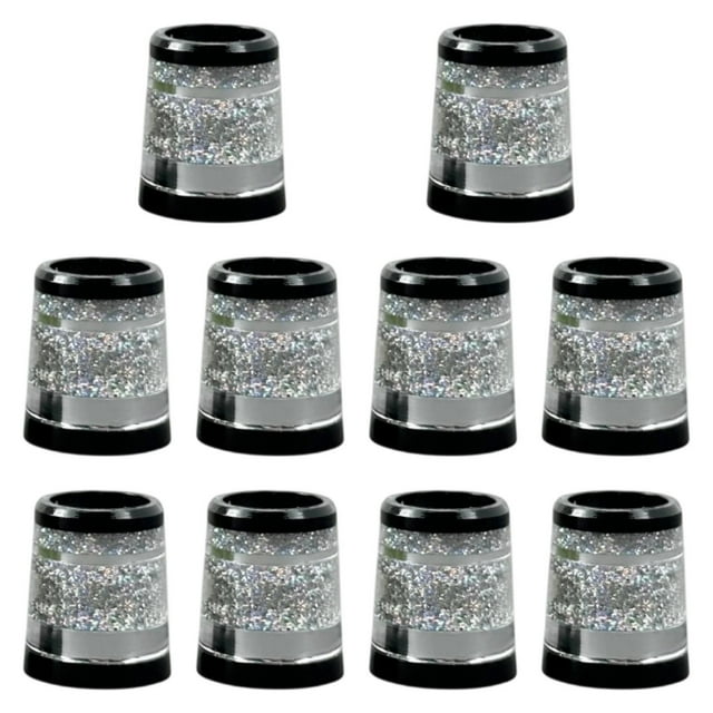 Siruishop 10 Pieces Golf Club Ferrules Club Shafts Accessories for 0.335'' Wood Shafts argent