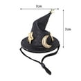thumbnail image 2 of Sombrero para mascotas perfecl Sombrero de hámster Negro 7 cm x 7 cm, 2 of 8