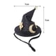 thumbnail image 2 of Sombreros para mascotas, elegante gorro de hámster con correa ajustable para la barbilla, gorro divertido de pollo Negro, 2 of 9