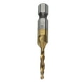 thumbnail image 1 of Tap Drill Bit Set, High Speed Steel Efficient Combination Tapping Bits Quick Change  For Wood For Plastic M3,M4,M5,M6,M8,M10, 1 of 8