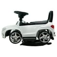 thumbnail image 6 of Best Ride On Cars Baby 4-in-1 Mercedes Push Car Stroller with LED Lights, White, 6 of 12