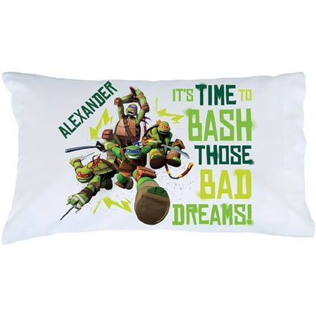 Personalized Teenage Mutant Ninja Turtles Bash Pillowcase