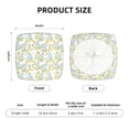 thumbnail image 5 of Kdxio Chair Seat Covers Moon And Rabbit Print Chair Covers for Dining Room Square Washable Chair Protector Seat(Two Pieces), 5 of 8