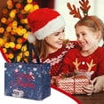 thumbnail image 2 of Less Than 5 Gift Wrapping Paper Christmas Handcarry Gift Bags: Santa & Snowman Theme, 2 of 4