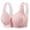 Pink-bras for women, variant on Hilenly Plus Size Bras for Women No Underwire Full Coverage Front Closure Bra Push Up T Shirt Bra
