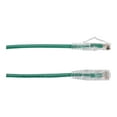 thumbnail image 2 of Black Box Slim-Net - Patch cable - RJ-45 (M) to RJ-45 (M) - 10 ft - UTP - CAT 6 - booted, molded, stranded - green, 2 of 2