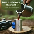thumbnail image 3 of MTNShade 365 Days Coffee 14oz Stainless Steel Cup with Rock Climbing Hold Handle, 3 of 9