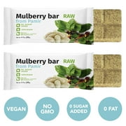 Raw Mulberry Fruit Bars Mix Fruits 100% Natural 7 Energy Bars - Organic - No Sugar Added