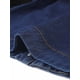 thumbnail image 5 of Chaqueta de mezclilla INSPIRE CHIC para mujer, casual, con cuello, de manga larga, abotonada M Azul profundo, 5 of 6
