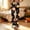 Brown, variant on Black High Waist Pjs Loose Pant Relaxed Fit Halloween Sleep Pant With Side Pockets, Elastic Waist Fall Winter Pajamas S