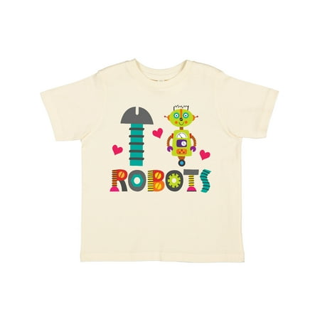 

Inktastic Robotics I Heart Robots Gift Toddler Boy or Toddler Girl T-Shirt