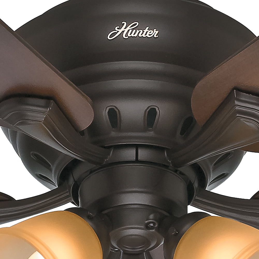Hunter 52 Reinert Premier Bronze Ceiling Fan With Light Com