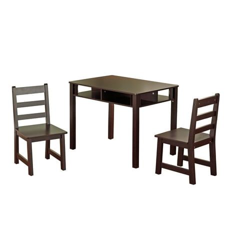 Kids' Table and Chairs Set Espresso On Sale