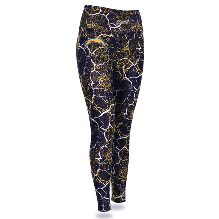 Los Angeles Chargers Zubaz Women S Marble Legging Navy Gold