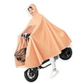 thumbnail image 3 of Poncho de Pluie pour Cyclomoteur, Léger Portable Imperméable à Capuche Longue Cape de Pluie Réutilisable pour Hommes Femmes pour Extérieur, 3 of 8