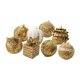 thumbnail image 1 of Adornos de bolas navideñas, adornos colgantes, manualidades de bricolaje, decoración de árbol para fiesta Oro 8 piezas, 1 of 9