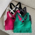 thumbnail image 4 of Camisola cruzada de estilo europeo y americano sin espalda para mujer, sexy, hermosa, con espalda descubierta, corta, que combina con todo, parte inferior, envoltura en el pecho, prenda exterior, 4 of 6