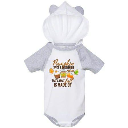 

Inktastic Pumpkin Spice & Everything Nice Thats What Fall is All About Gift Baby Boy or Baby Girl Bodysuit